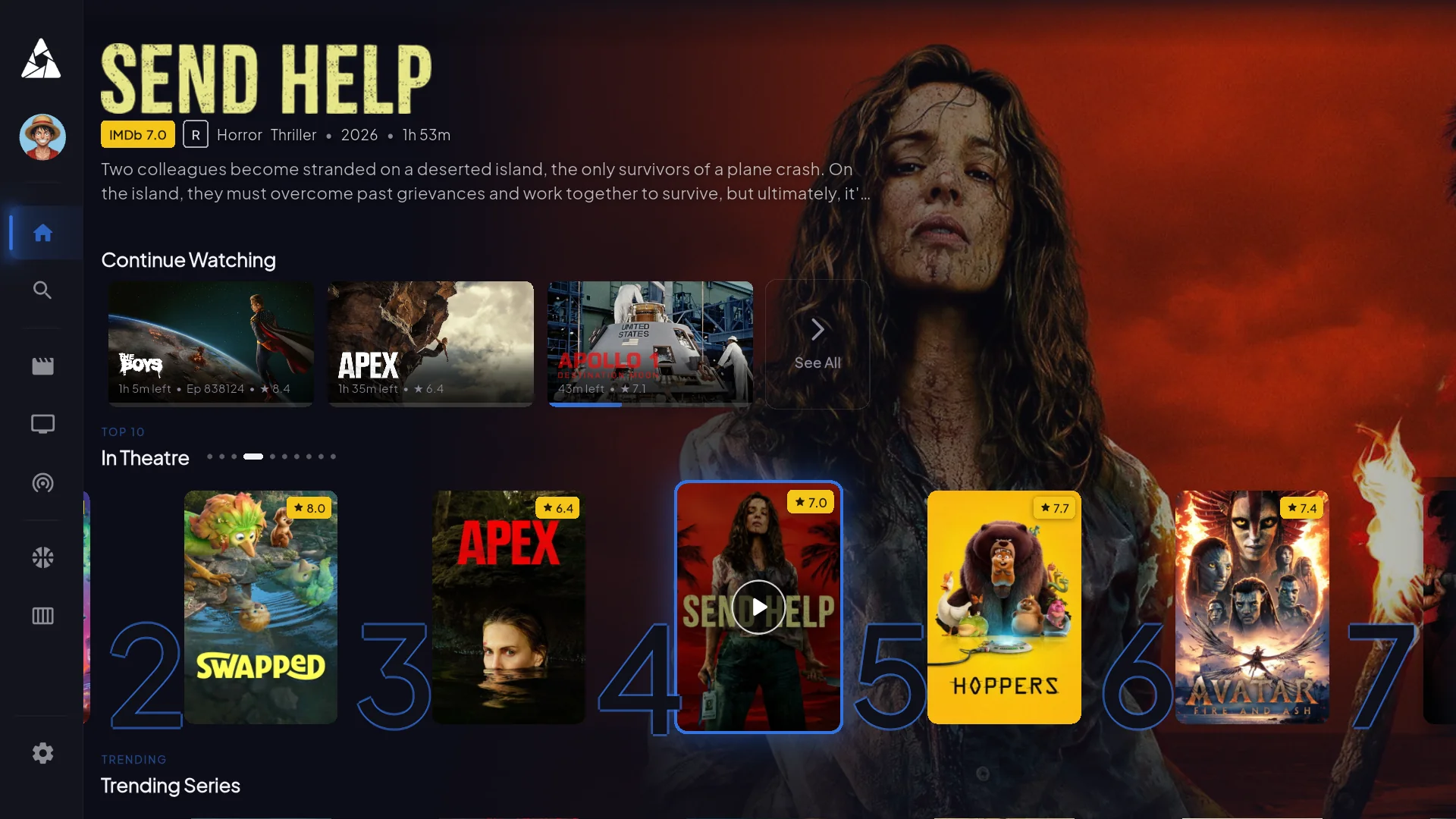 Apollo Group TV Stream Dashboard on Devices